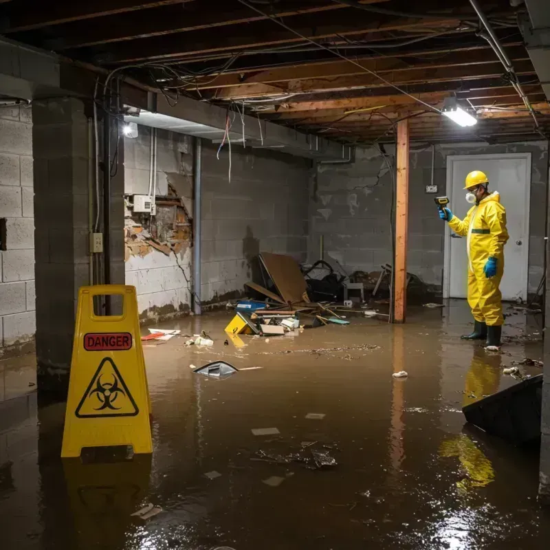 Flooded Basement Electrical Hazard in San Diego, CA Property